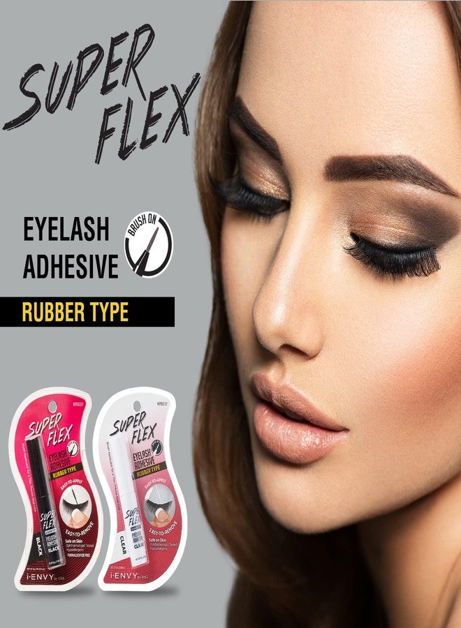 i.Envy i•Envy Super Flex Brush Eyelash Adhesive Rubber Type Black 0.176 oz KPEG07 - Image 5